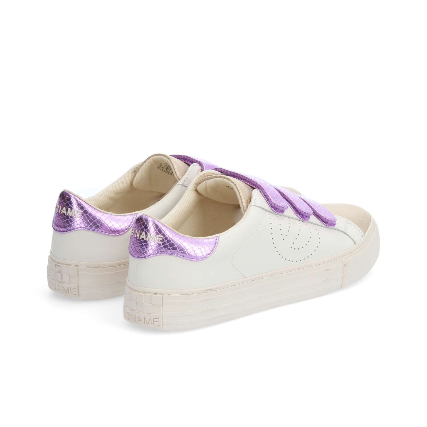 ARCADE STRAPSPERFO W - NAPPA/GLOW/JUNG - BLANC CASSE/GOLD/LILAS